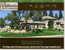 Tablet Screenshot of calturfandlandscaping.com